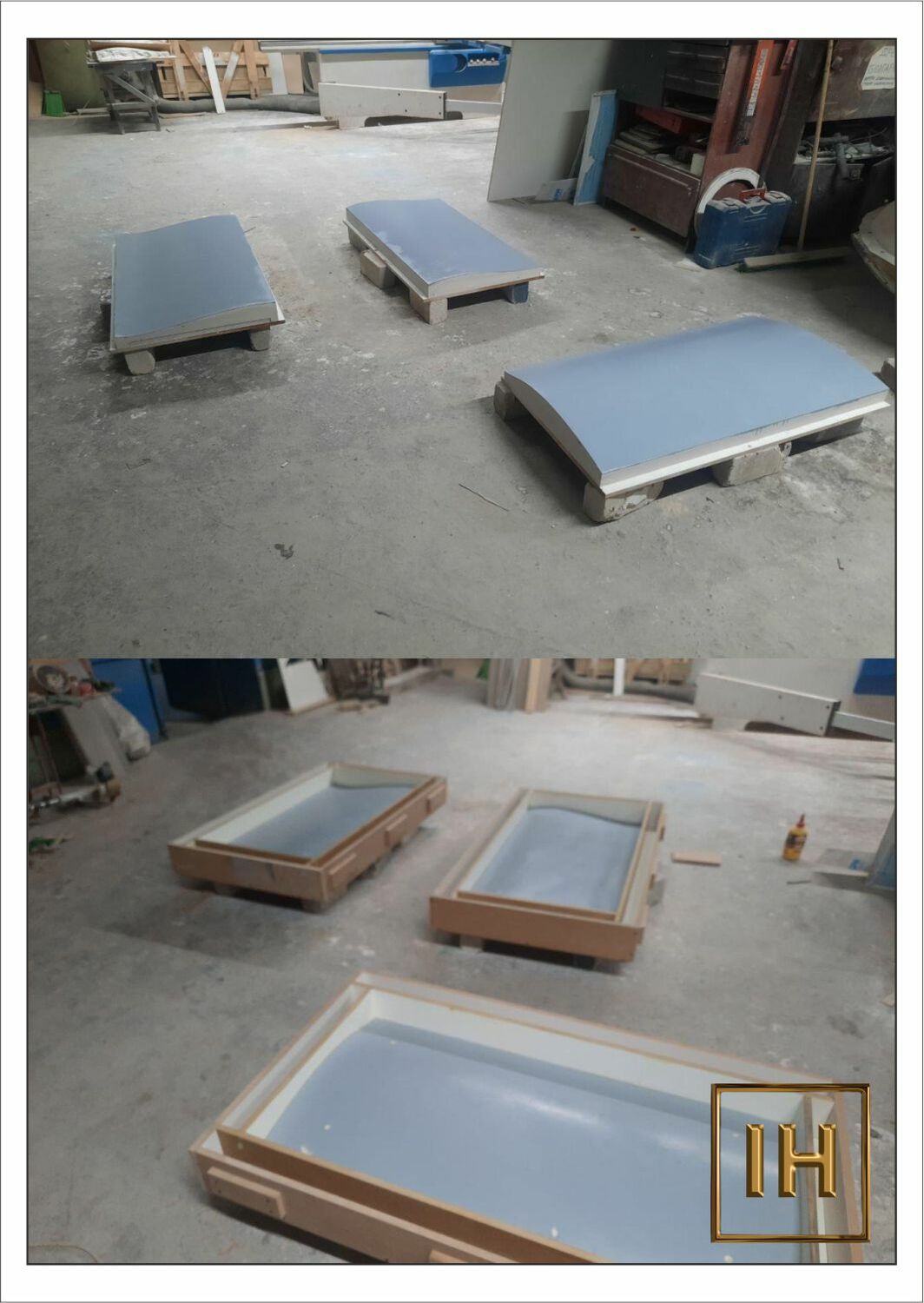 Комплект гипсовых мастер-моделей и заготовок для формовки 3D панелей «Волна»	